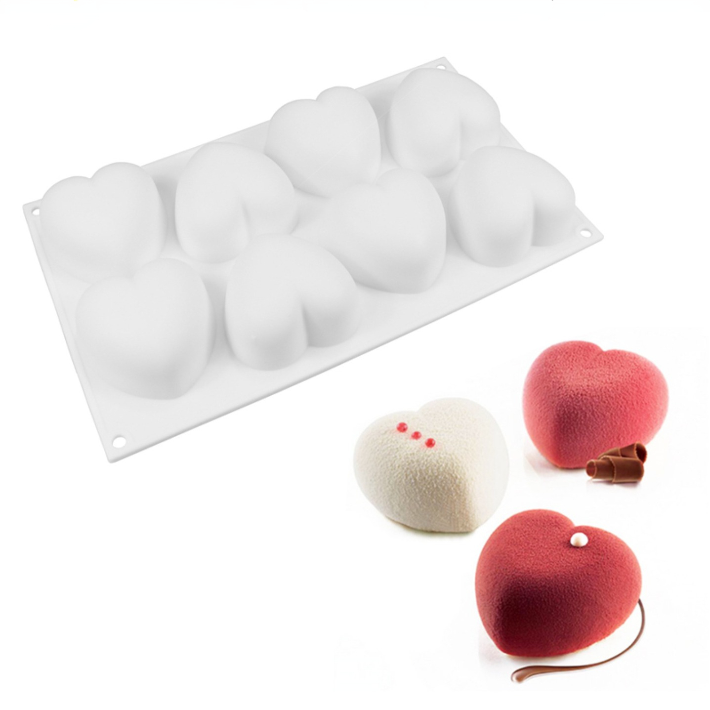 Candle Making Supplies - Liefde Hart Siliconen Zeep Schimmel Handgemaakte
