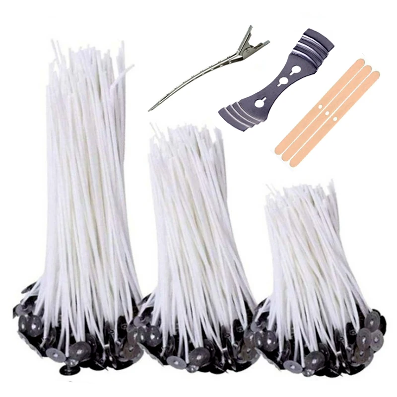 Candle Making Instructions - 103 Stuks Gewaxte Katoenen Kaarsenlonten Set