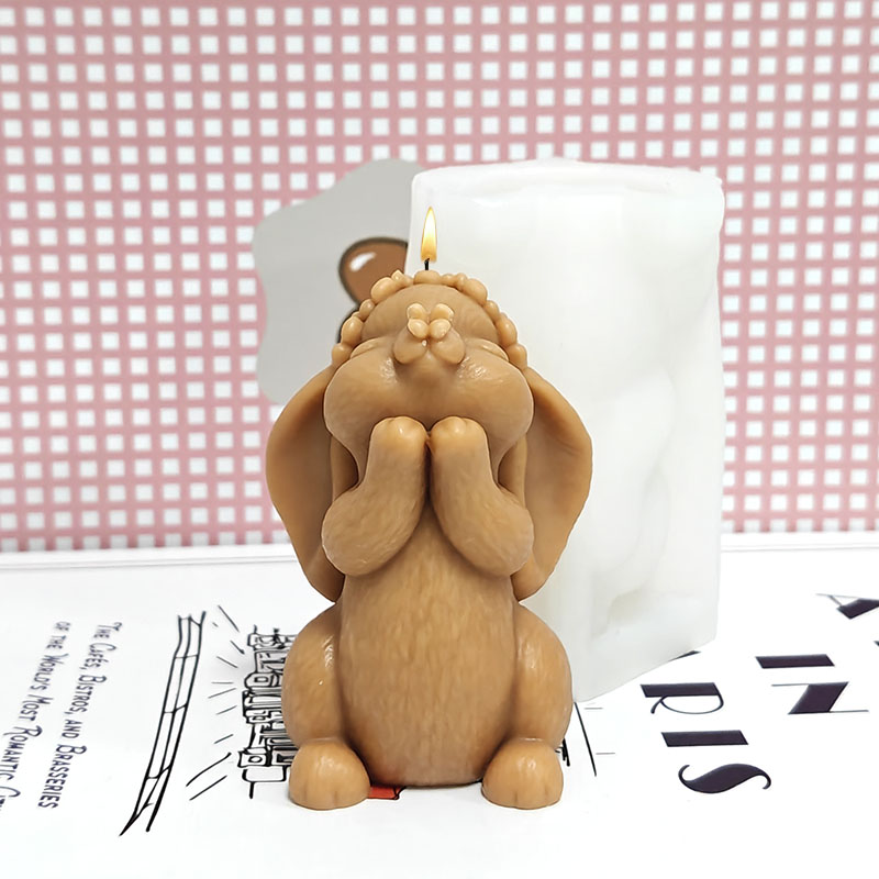 Candle Making Workshop - Gebed voor zegeningen Lop-Eared Rabbit Candle