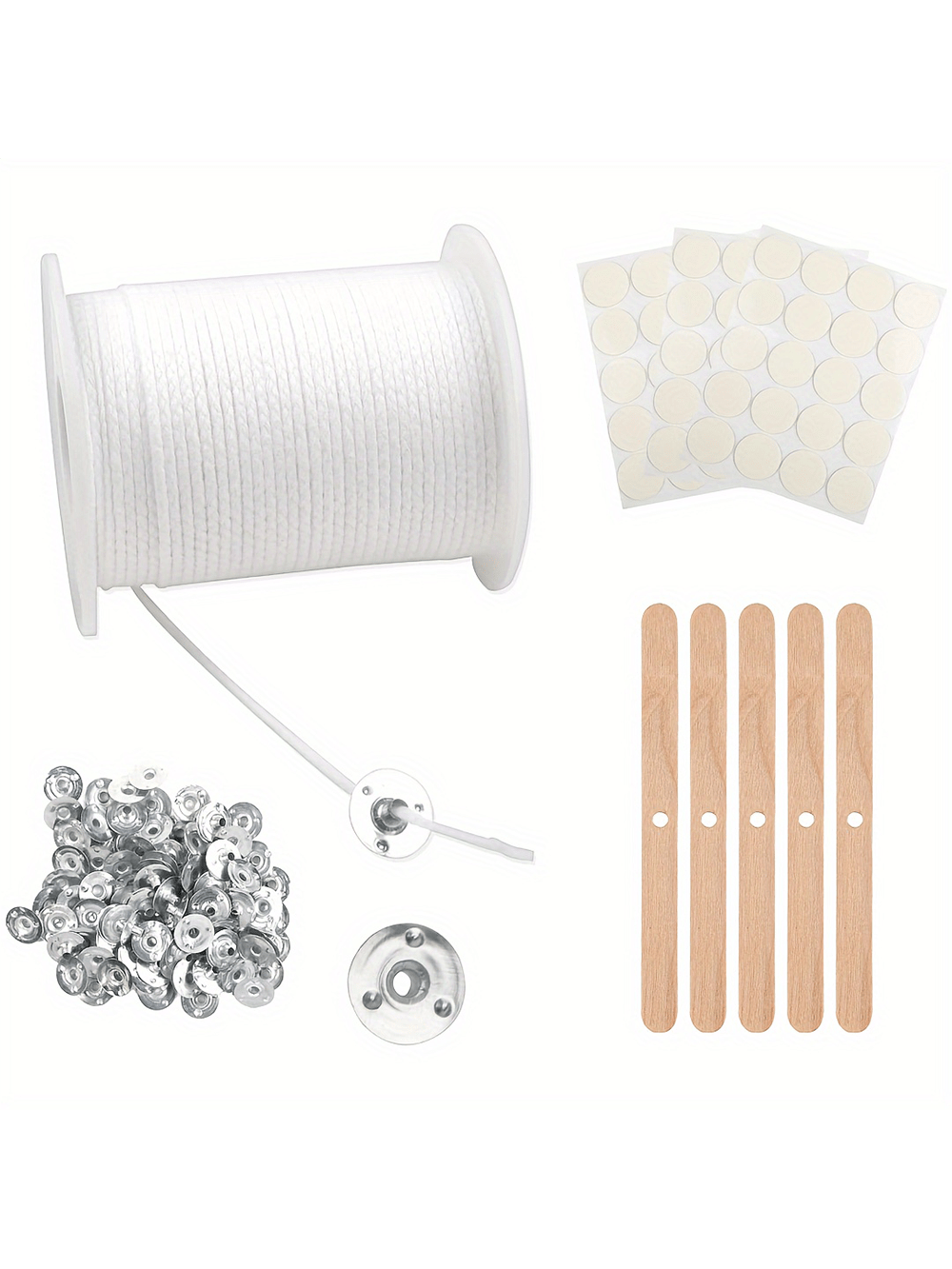 Candle Making Instructions - 200 ft kaarsenlont - kaarsenlont met