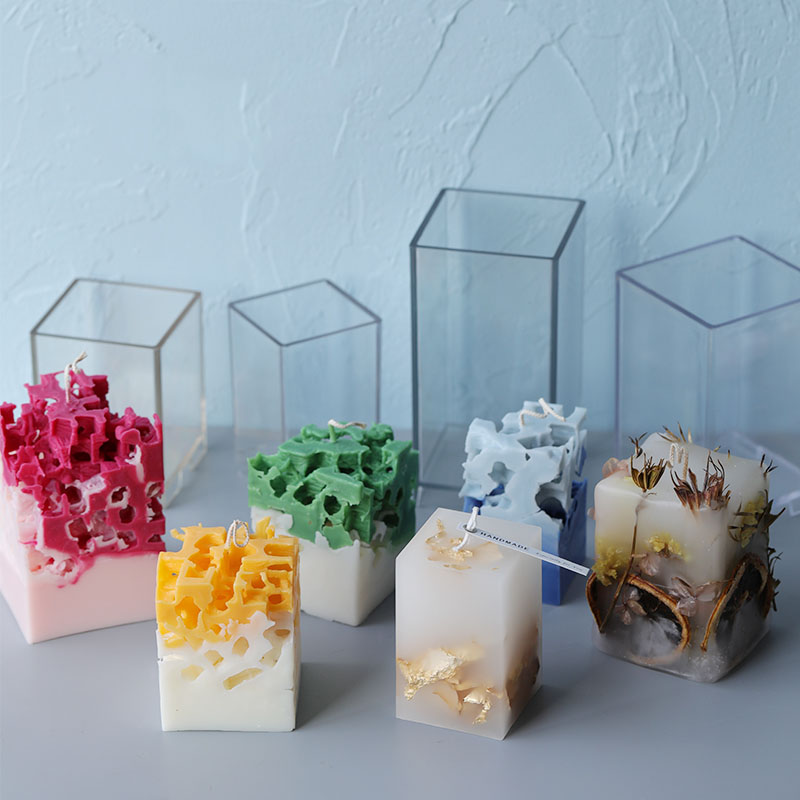 Candle Making Workshop - 3D vierkante rechthoek kolom kaars schimmel