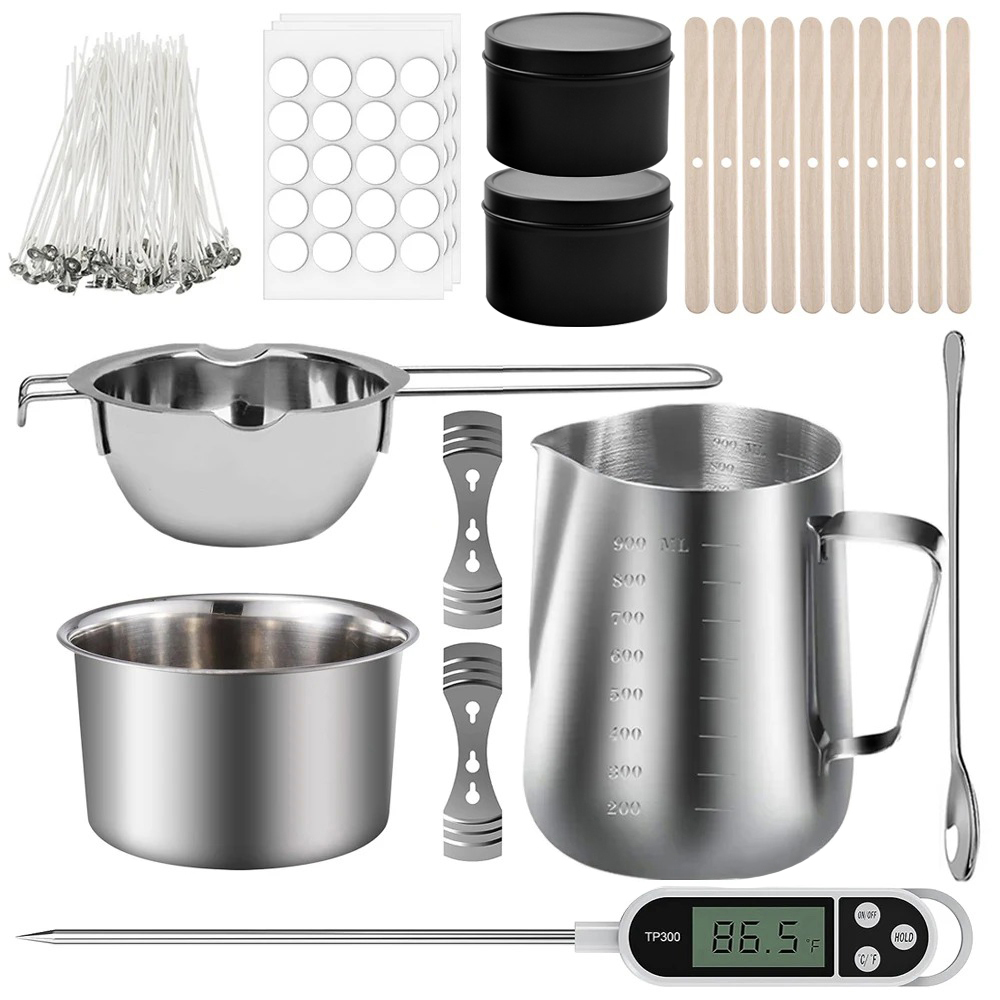 Candle Making Instructions - Glintmos Complete kaarsenmaakset voor volwassenen DIY