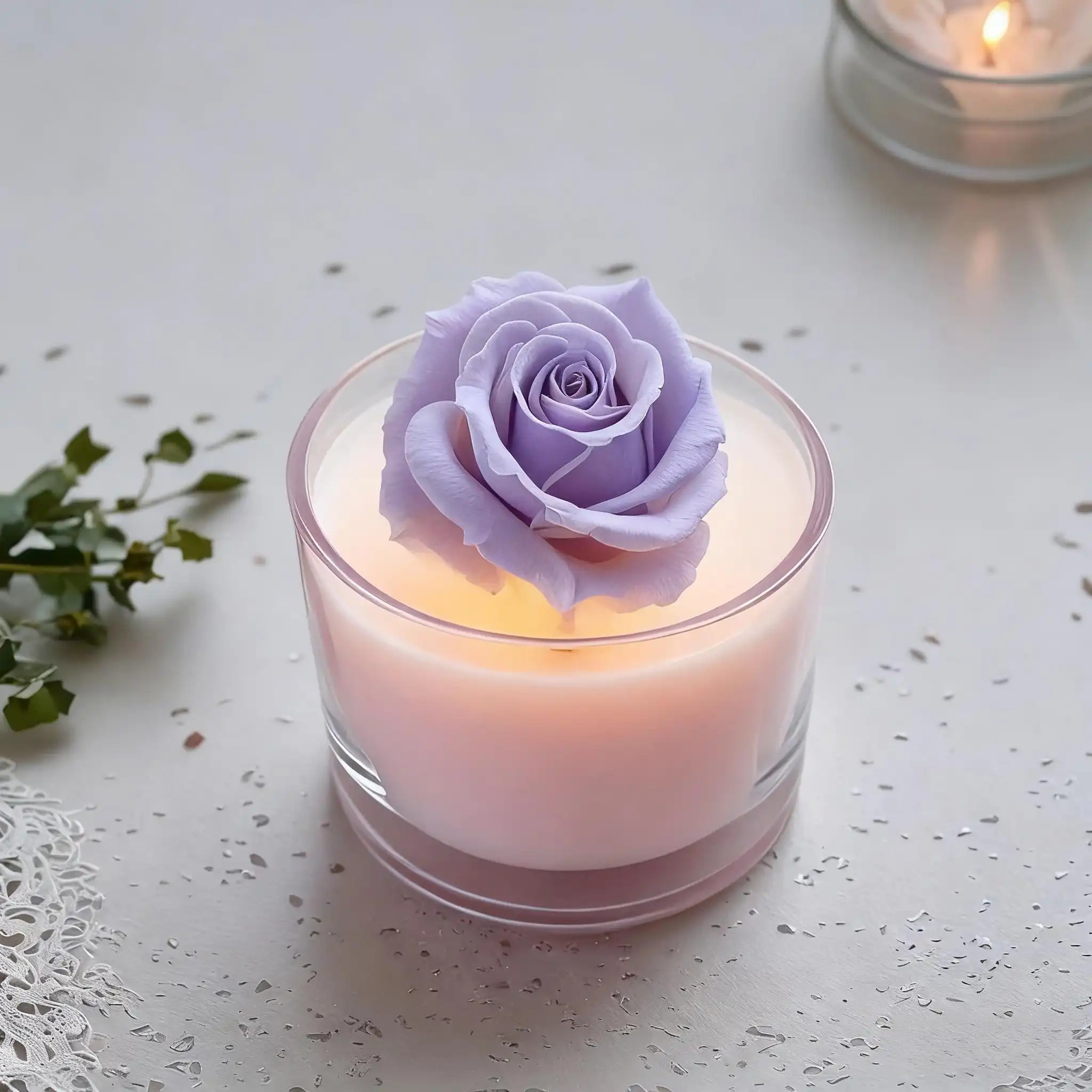 2-delige romantische 3D Rose s - Candle Making Video recensie en prijs