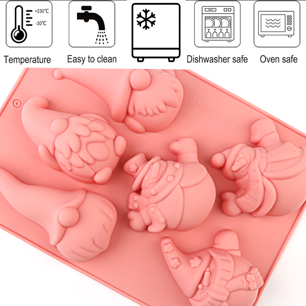 6-delige siliconen bakvorm voo - Candle Making Supplies recensie en prijs