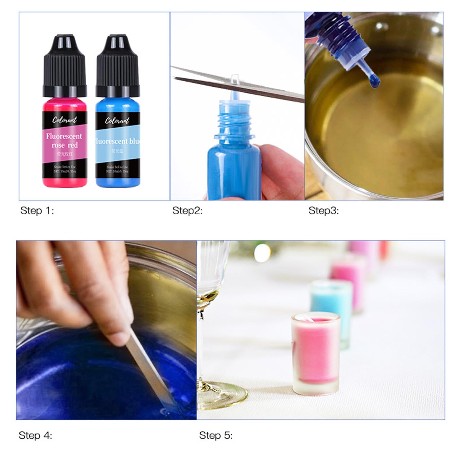 Kaars Kleurstof Kit Vloeibare  - Candle Making Instructions recensie en prijs