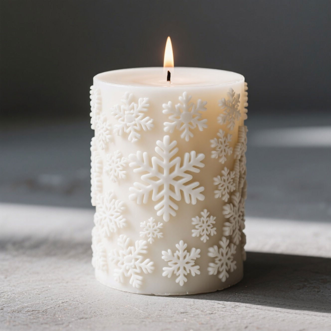 3D Relief Cilinder Kerst Sneeu - Candle Making Activity recensie en prijs