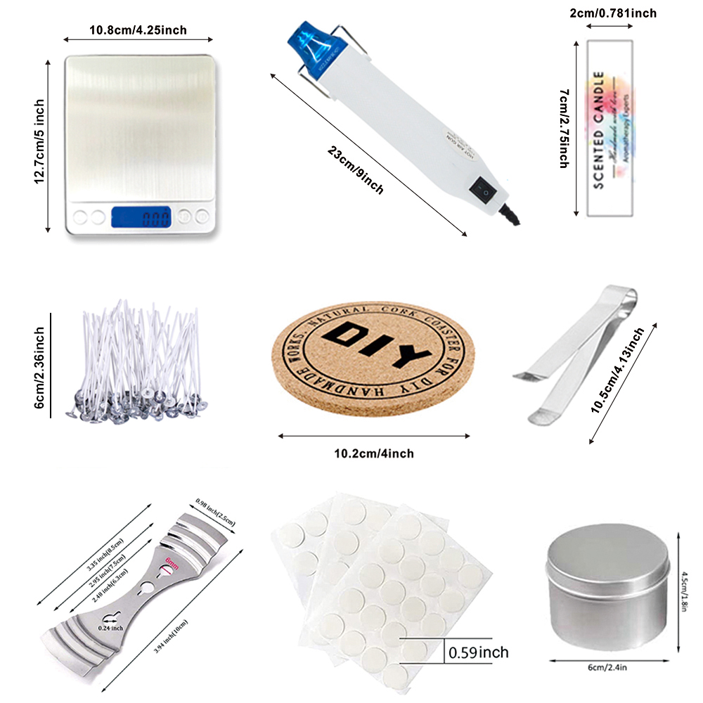 DIY Candle Craft Tools Kit met - Candle Making Workshop recensie en prijs