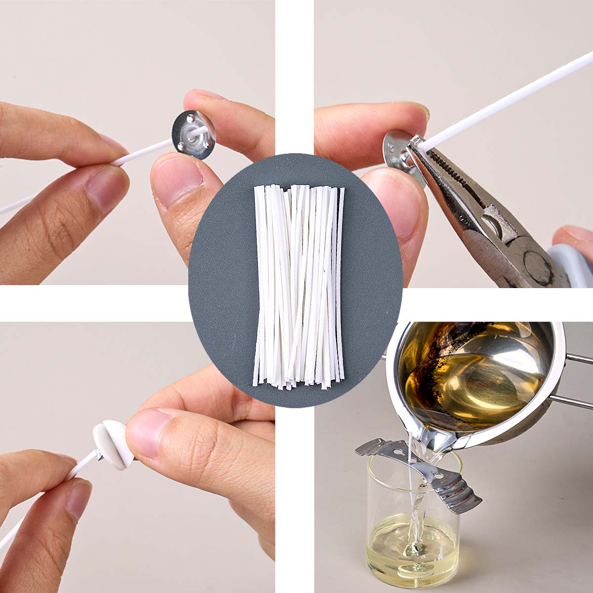 50 stks/set Gewaxte Katoenen K - Candle Making Instructions recensie en prijs