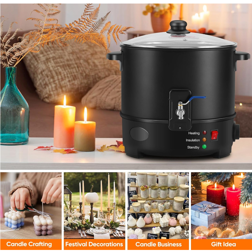 EU US Plug Elektrische Smelten - Candle Making Machine recensie en prijs