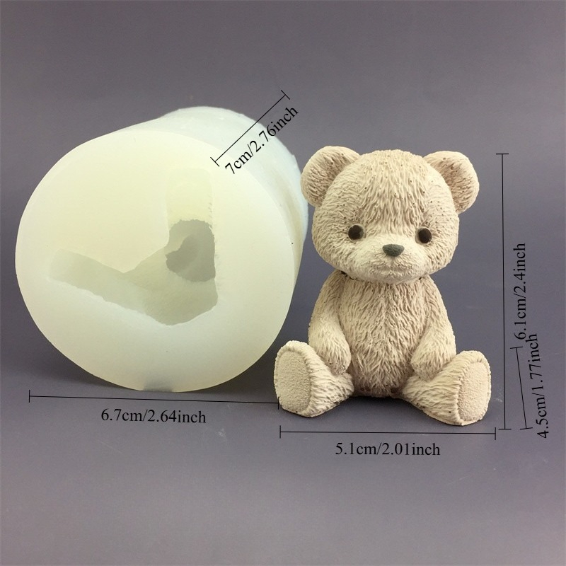 Schattige beer honingpot silic - Candle Making Activity recensie en prijs