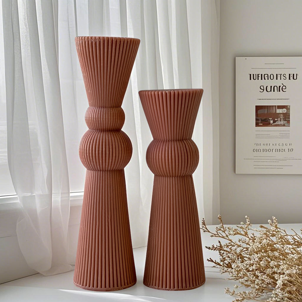 DIY lange staaf gestreepte pij - Candle Making Activity recensie en prijs