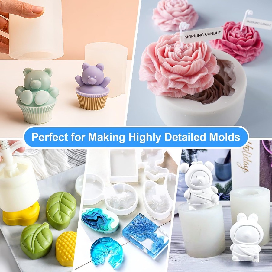 Siliconen mal maken kit, 38.8o - Candle Making Workshop recensie en prijs